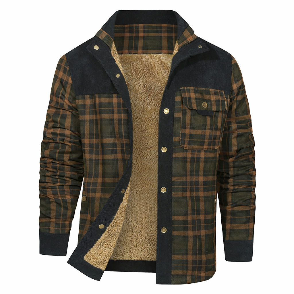 CHAMARRA CAMISA PLAID TÉRMICA