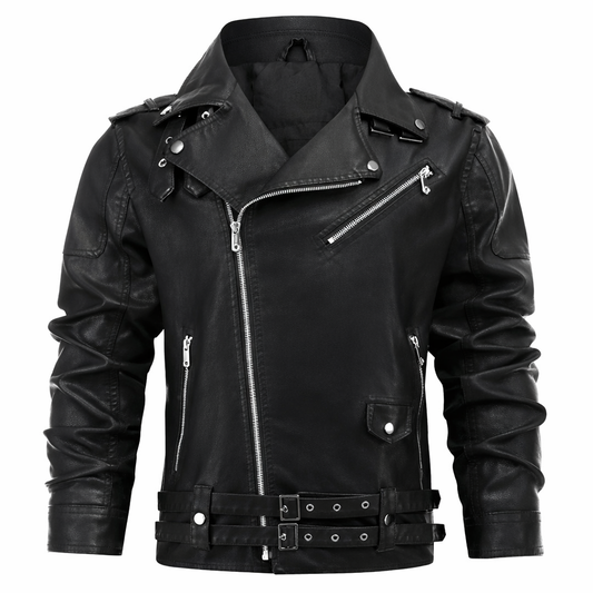 CHAMARRA BOULEVARD EFECTO CUERO PREMIUM