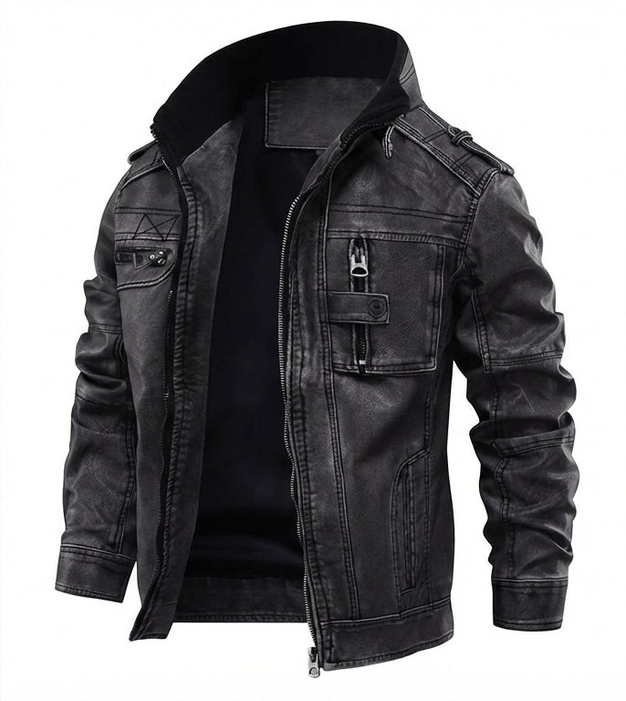 CHAMARRA BONANZA EFECTO CUERO PREMIUM