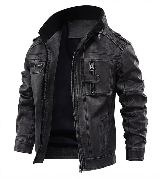 CHAMARRA BONANZA EFECTO CUERO PREMIUM