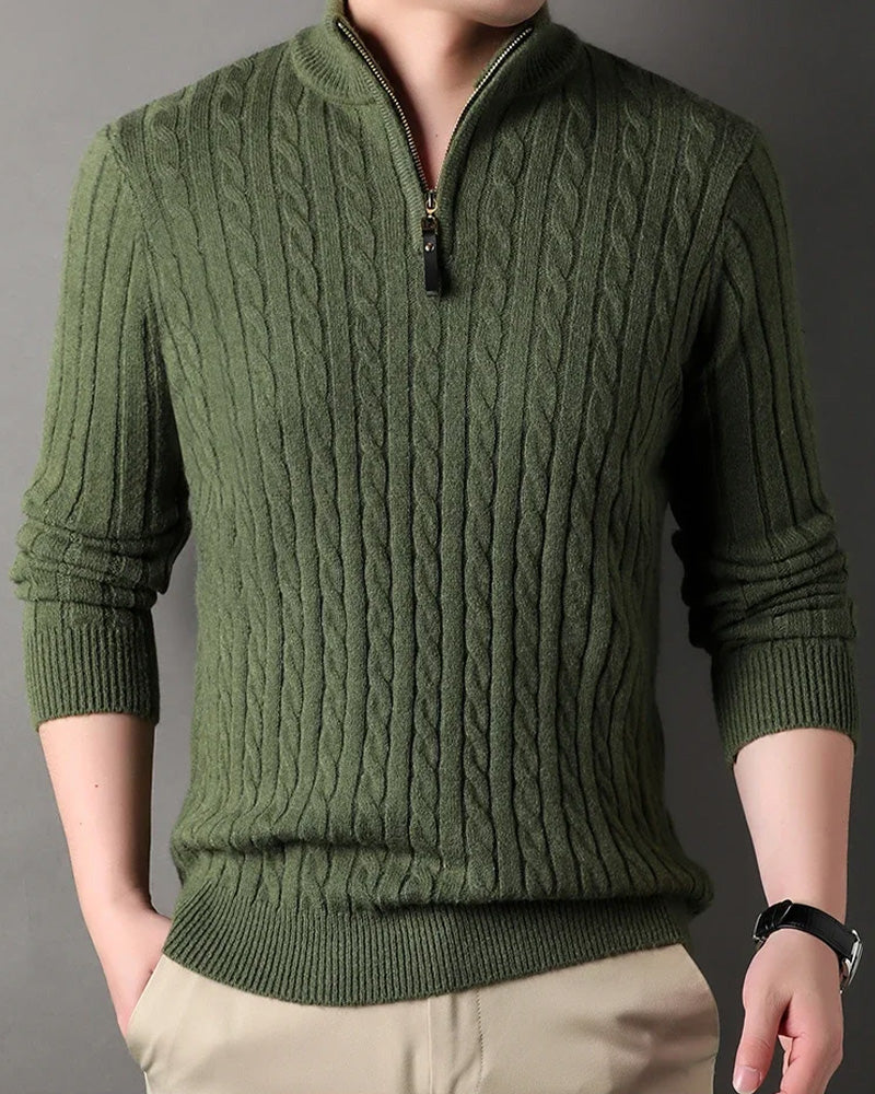 Nordic Half-Zip Sweater