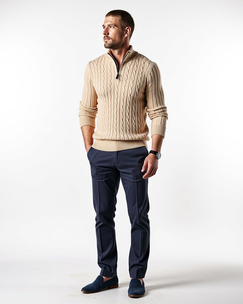Nordic Half-Zip Sweater