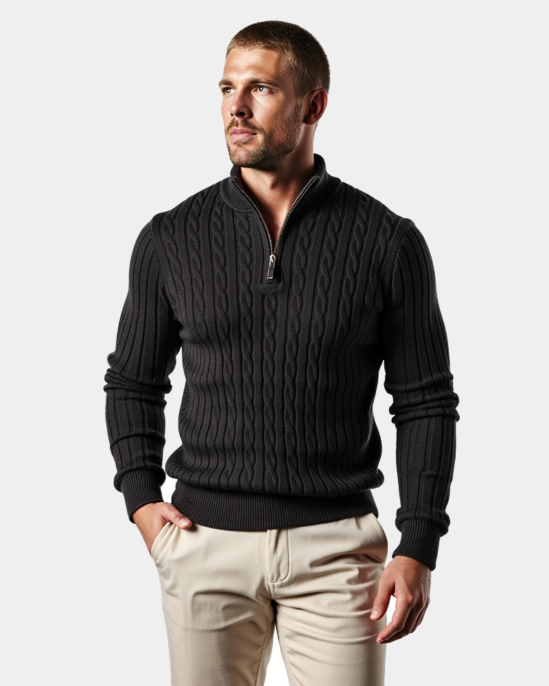 Nordic Half-Zip Sweater