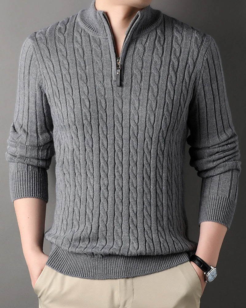Nordic Half-Zip Sweater
