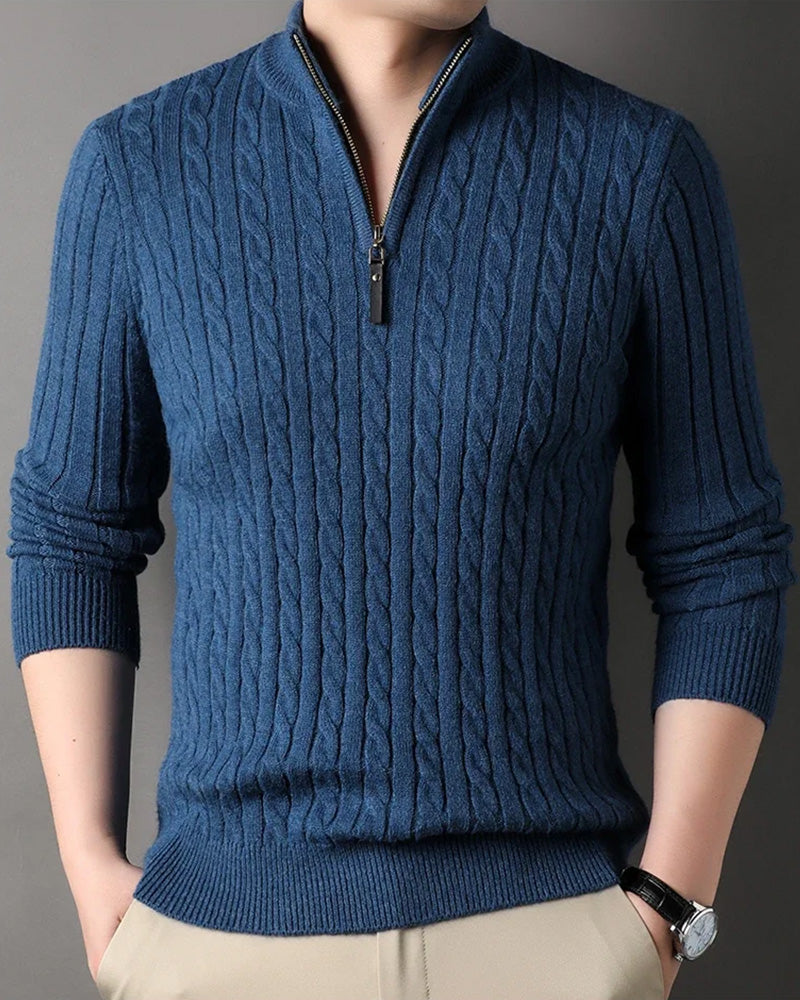 Nordic Half-Zip Sweater