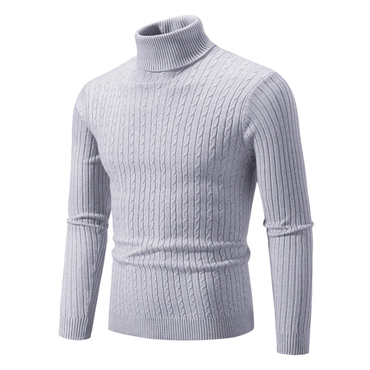 SUÉTER NORDIC CUELLO ALTO CABLE KNIT