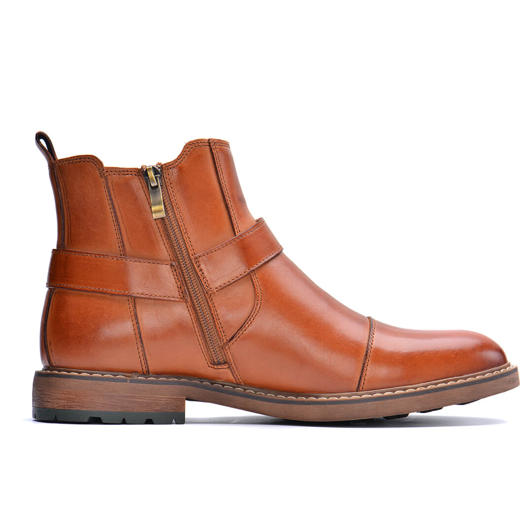 BOTAS ROADSTER DE PIEL ESTILO MOTO